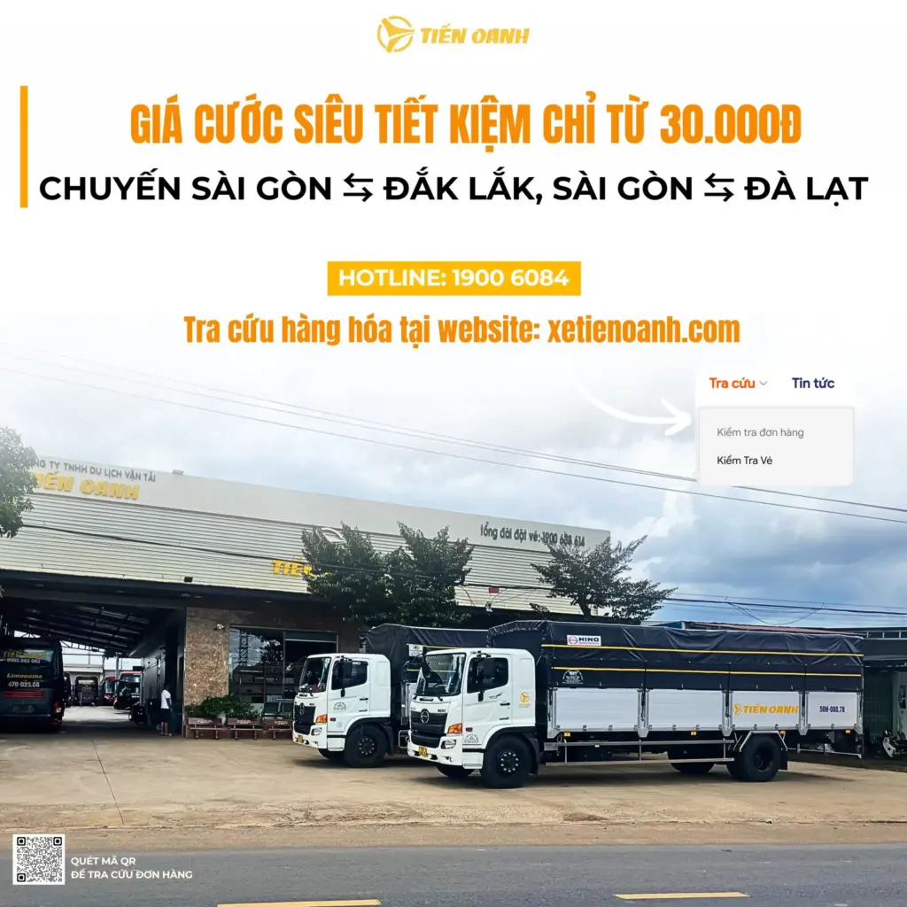 Nhà xe Tiến Oanh – Lịch trình – Giá vé mới nhất 9 image 113