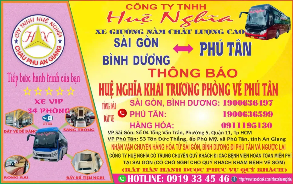 Nhà xe Huệ Nghĩa – Lịch trình – Giá vé mới nhất 11 image 51